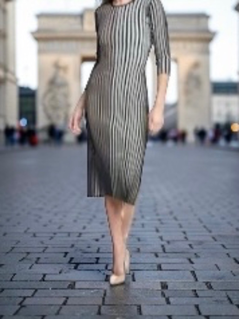 Marimekko Uinti Knit Sweater Dress Midi L